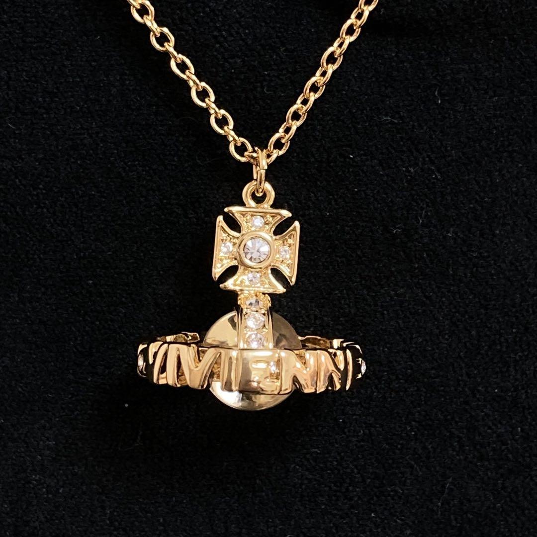 Vivienne Westwood ペイズリーオーブスモールネックレス　ゴールド Vivienne Westwood ペイズリーオーブスモールネックレス