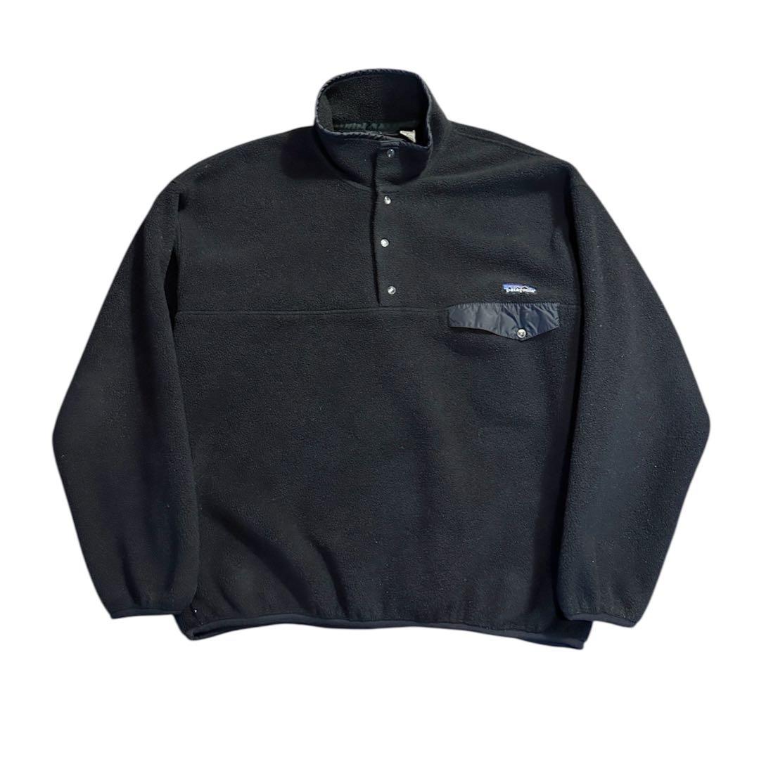 90s パタゴニア シンチラ スナップT オールブラック XL ジャマイカ製
