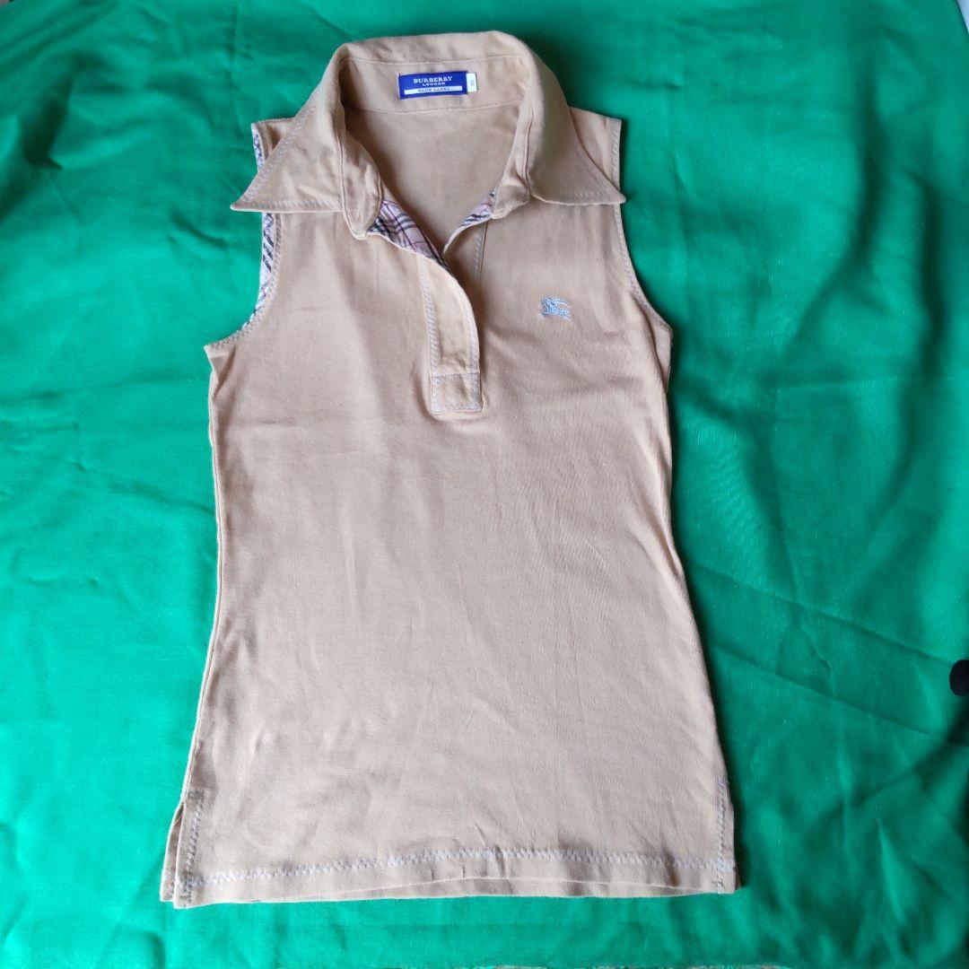 BURBERRY ノースリーブポロシャツ 38 BURBERRY ノースリーブポロシャツ 38