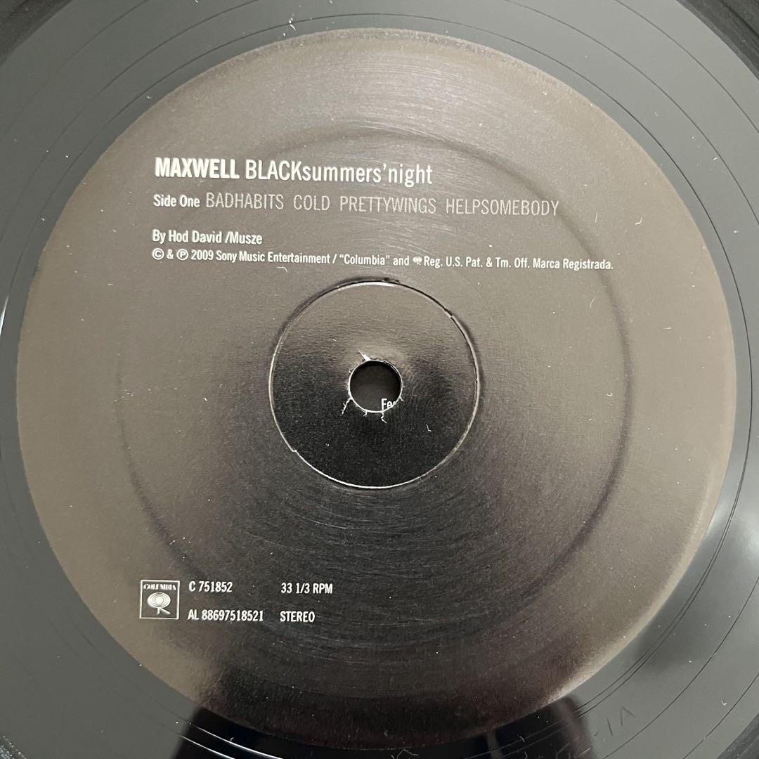 Maxwell / Black Summers's Night LP レコード