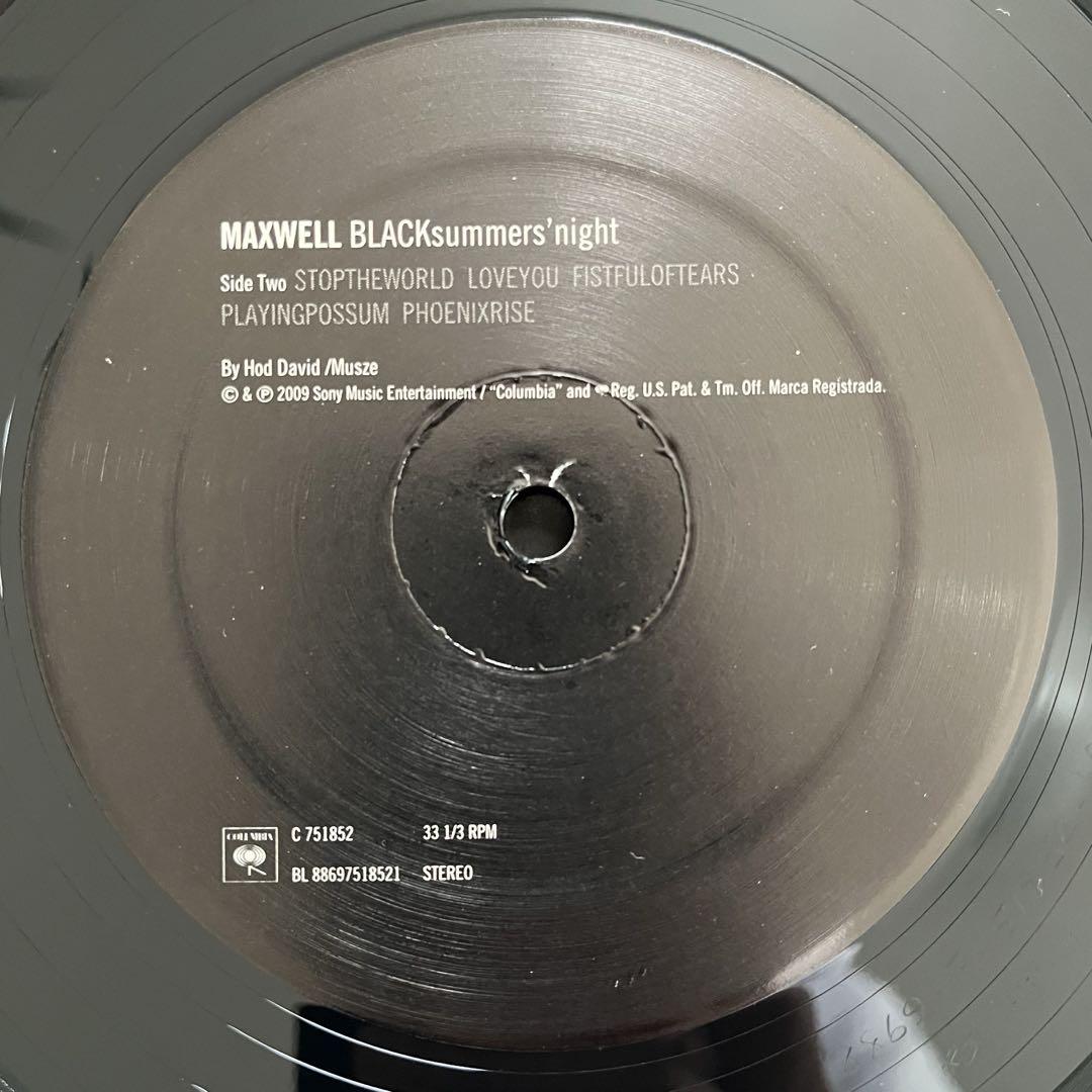Maxwell / Black Summers's Night LP レコード