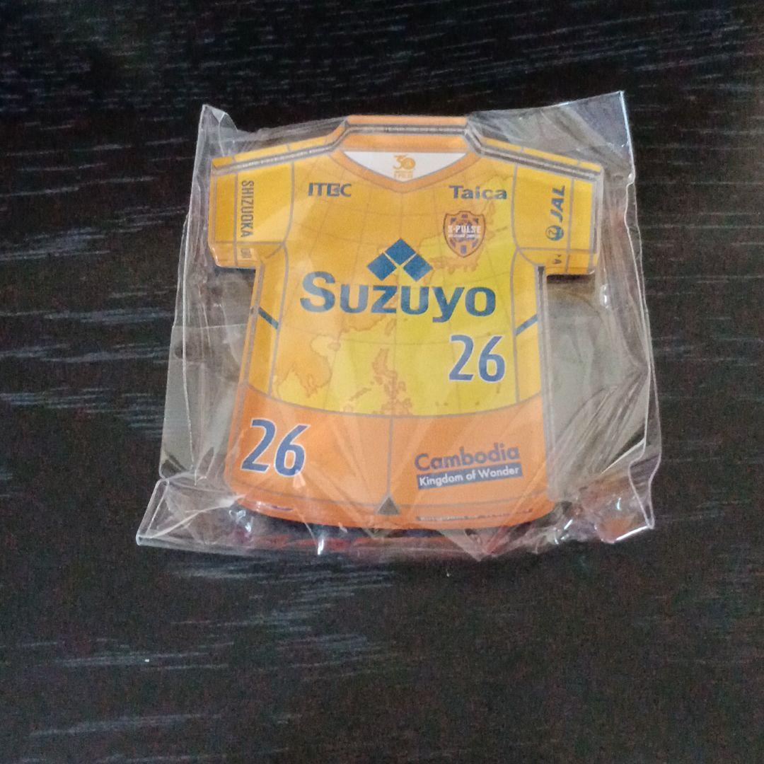 清水エスパルス ユニフォーム型アクリルマグネット 30th 滝裕太選手 正規認証品 新規格