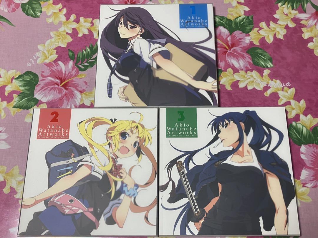 Akio Watanabe Artworks 全3巻 渡辺明夫 グリザイアの果実 Akio Watanabe Artworks 全3巻 渡辺明夫 グリザイアの果実