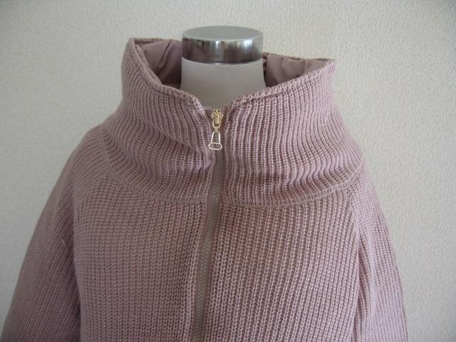 ＼半額SALE／ made for loving ニット重ね着風ダウンコート ジャケット・アウター