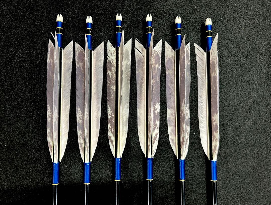 弓道　ジュラ矢　2015 6本組　羽根新品