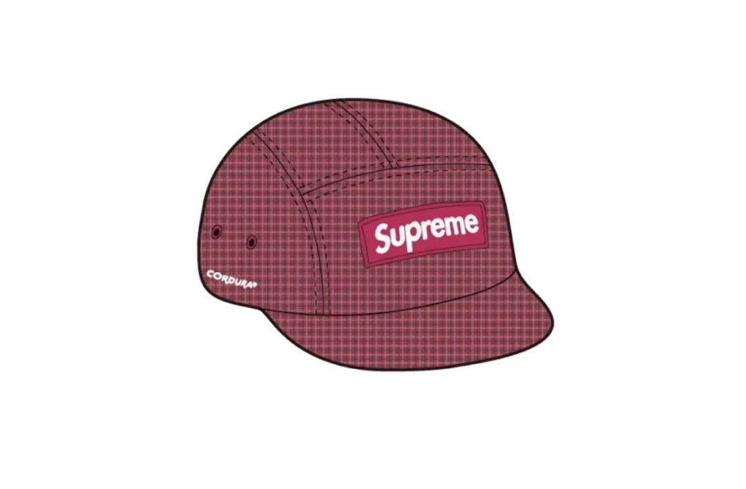 Supreme Cordura Plaid Camp Cap 