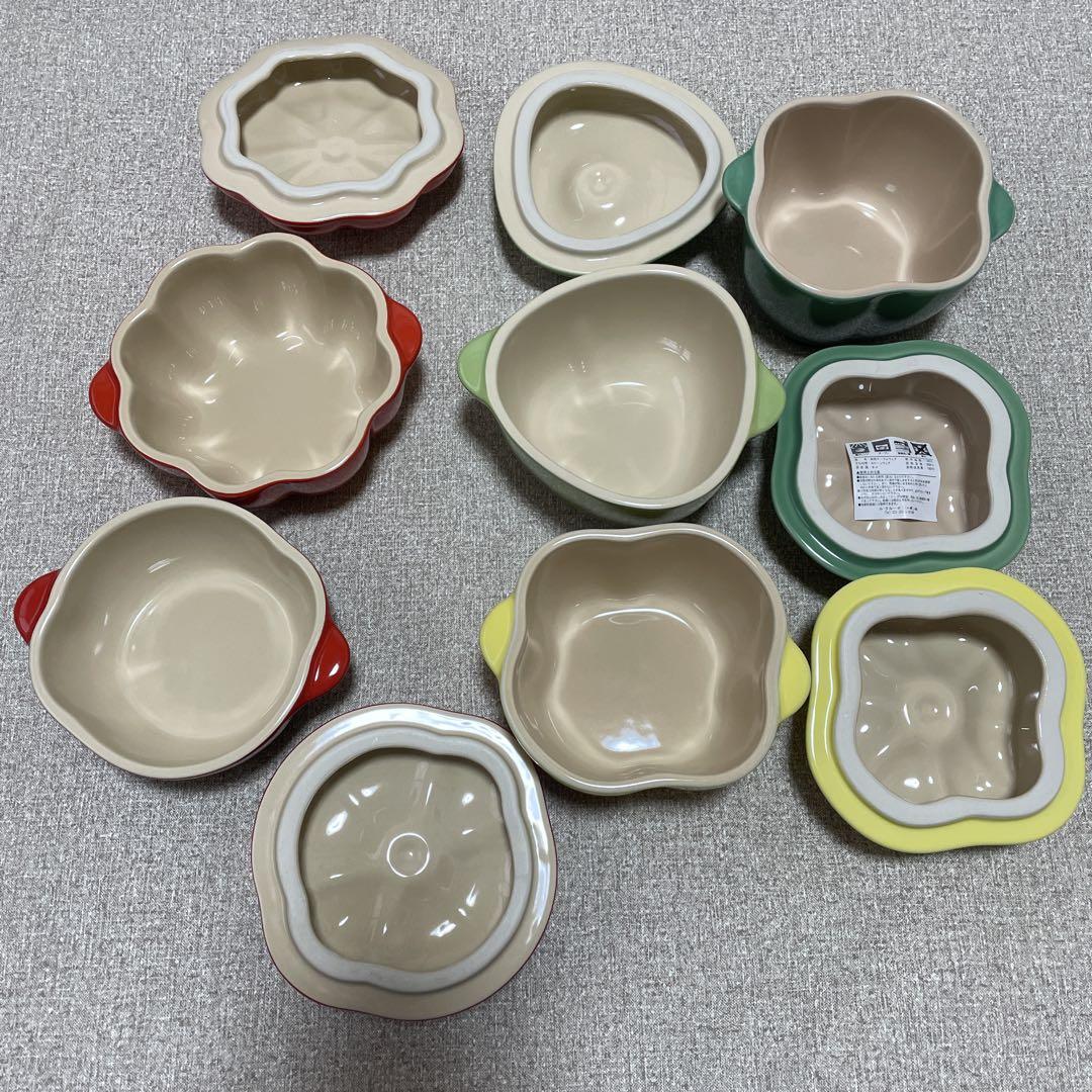 《未使用》ルクルーゼ ココットベジタブル 5 点セット