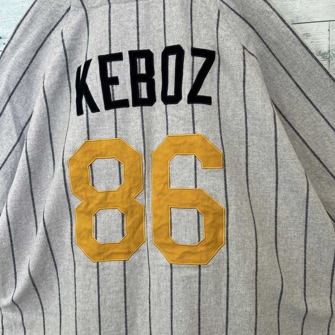 美品〉KEBOZ× FREAK'S STORE 別注 ベースボールシャツ L