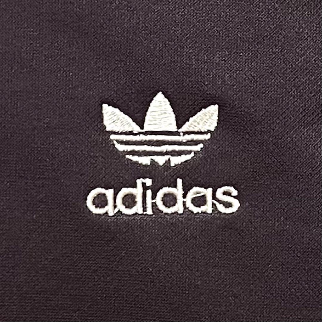 【激レアカラー‼️】デサント製 adidasトラックジャケット 茶 ベージュ 古着