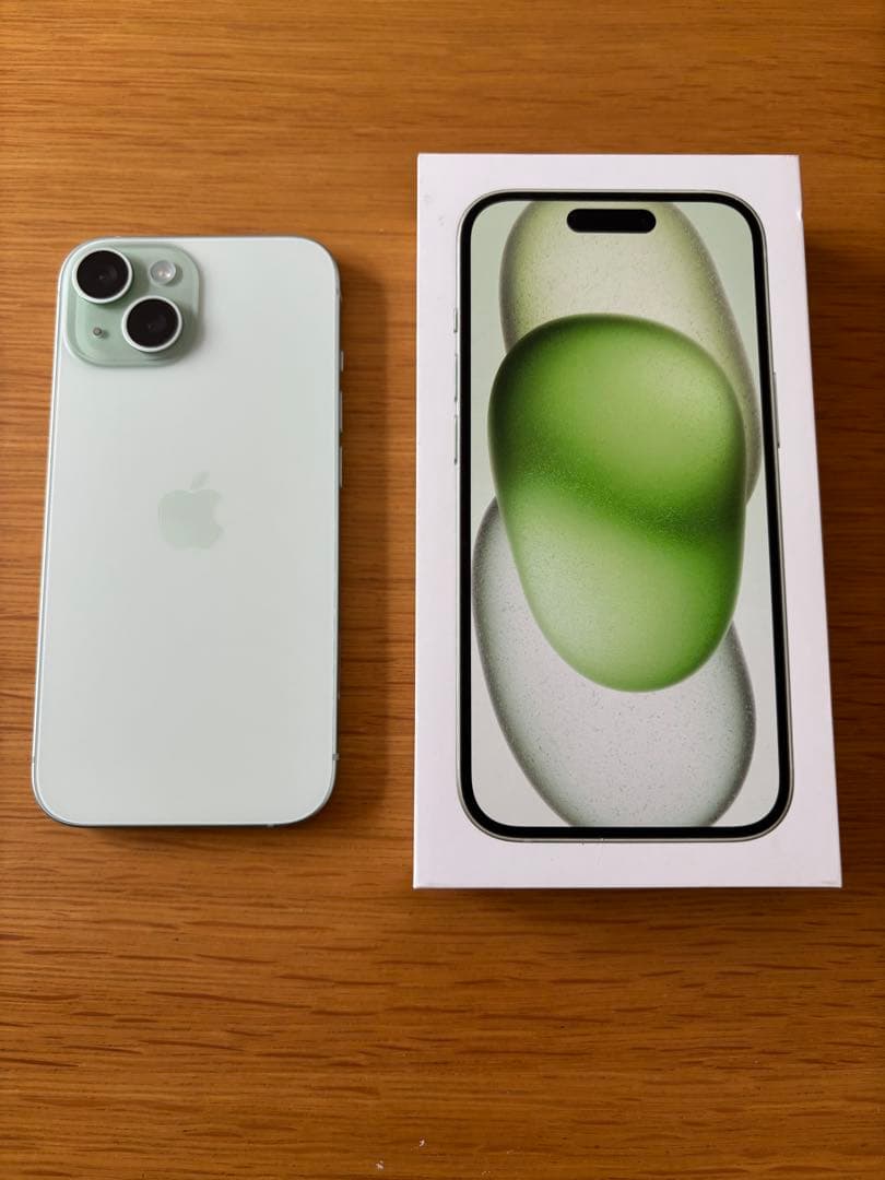 Apple iPhone 15 ミントグリーン 本体