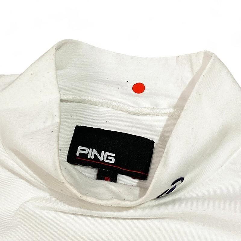 PING ピン 2022年モデル ハイネック 半袖 Tシャツ 星柄 M