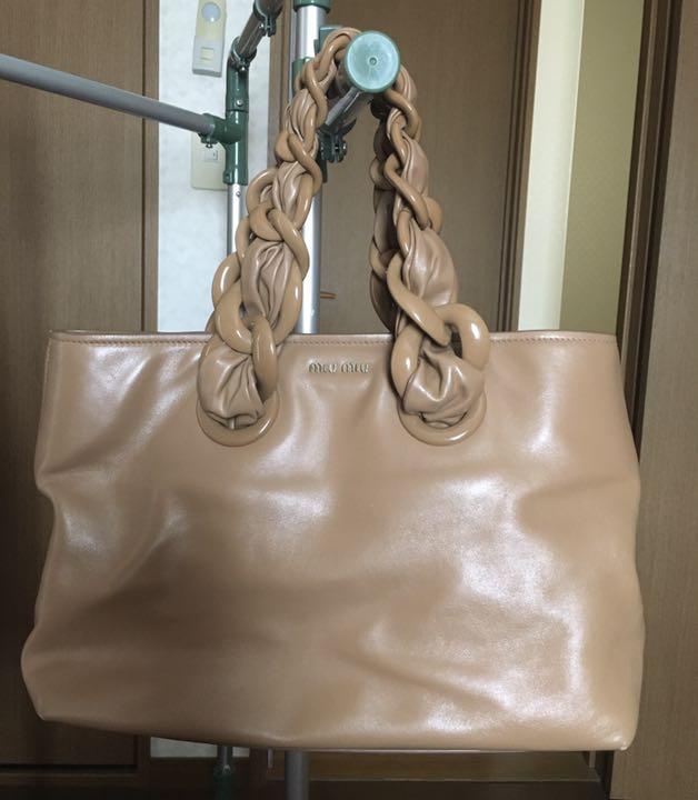 爆買い豊富な MIUMIU キャメル トートバッグ Rikq1-m10081904108 ミュウミュウ 定番最新品