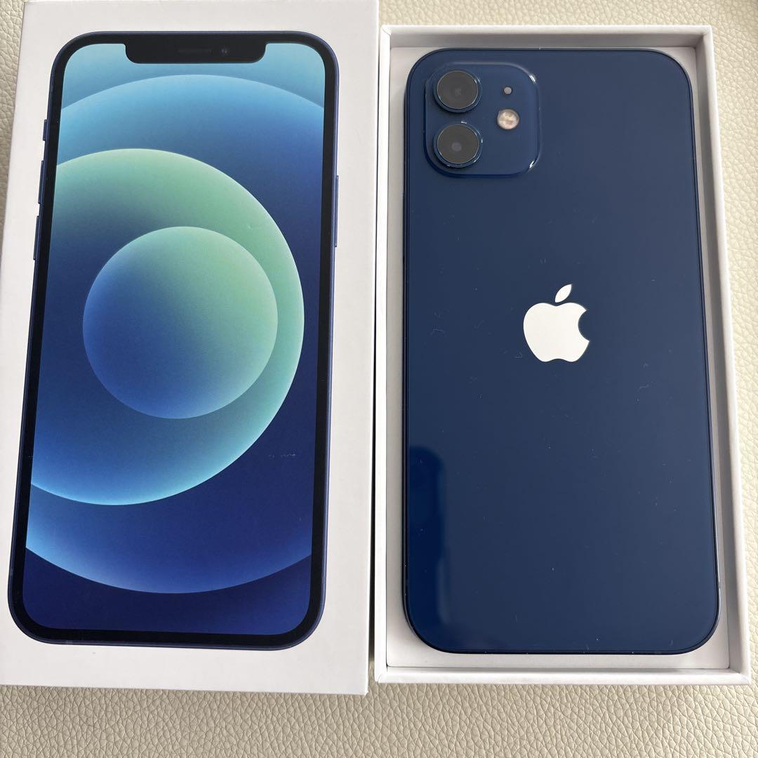Apple iPhone 12 青色 本体