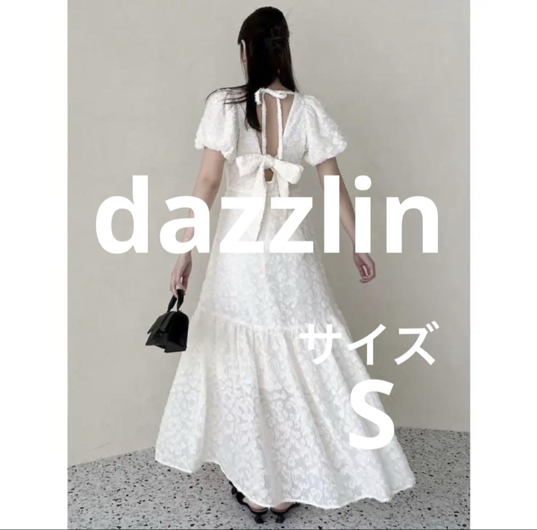 dazzlin ダズリン　バックオープンジャガードワンピース