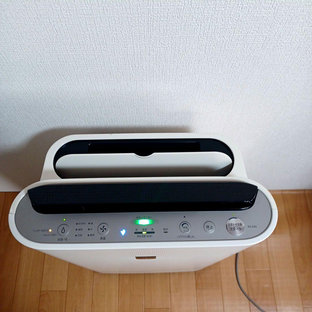 シャープ 空気清浄加湿器 KC-E40-W 2014年製 - 空気清浄機