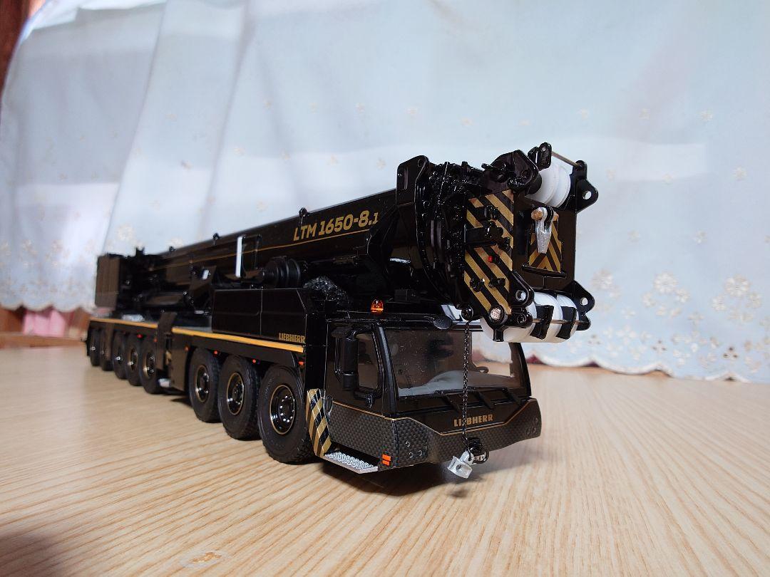 WSI MODEL1/50 LTM 1650-8.1ブラックゴールドエディション Stunning LIEBHERR LTM 1650-8.1 BLACK/GOLD EDITION 😍😍Thank
