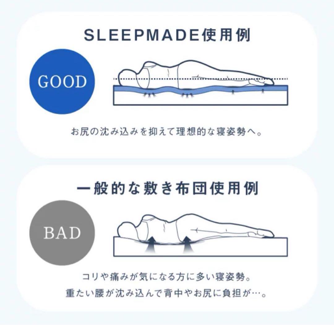 日本製マットレス　SLEEP MADE スリープメイド　セミダブル