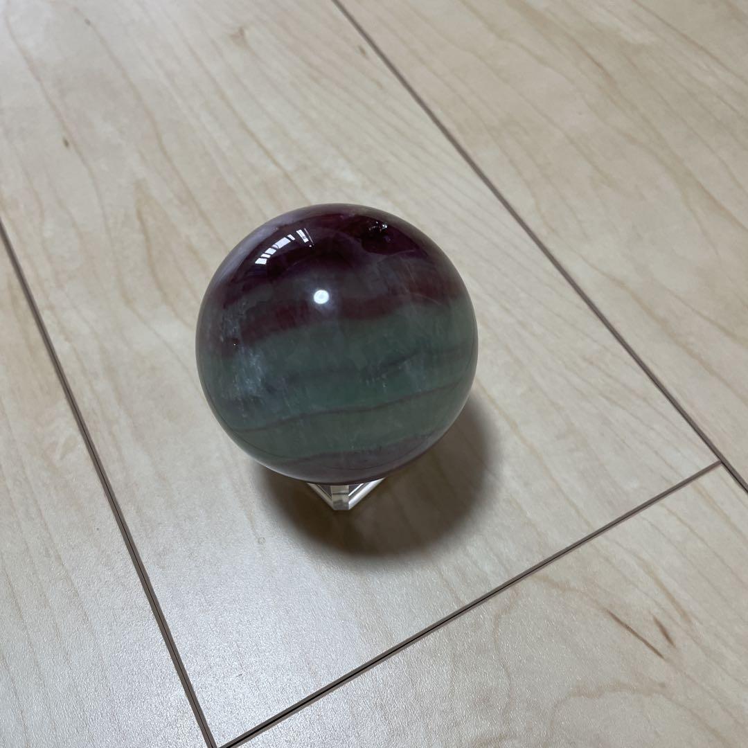 パワーストーン 【蛍石】 丸玉置物388g