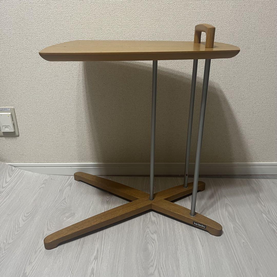 レア karimoku カリモク家具 サイドテーブル 木製 天然木 ソファ 机