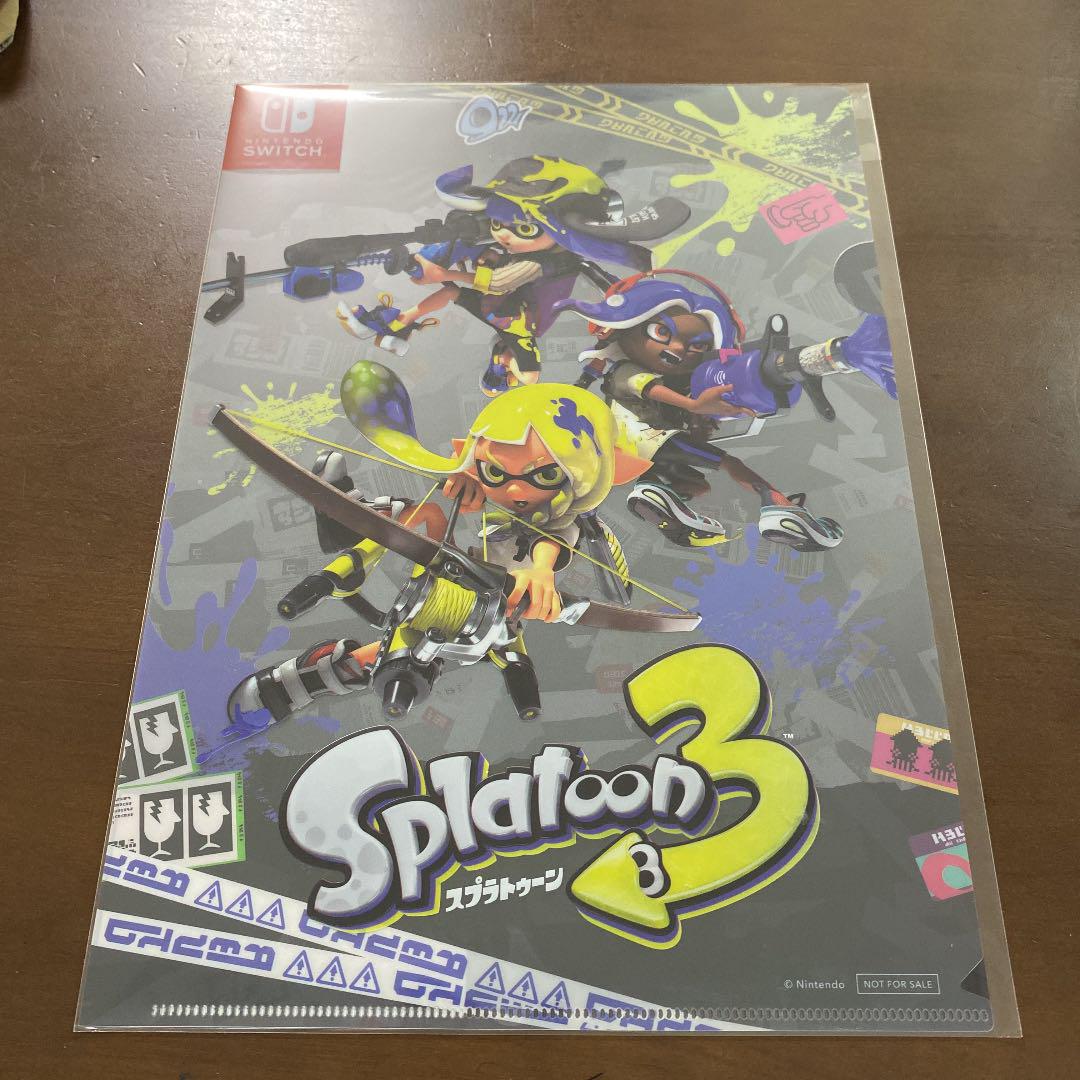 スプラトゥーン3 クリアファイル