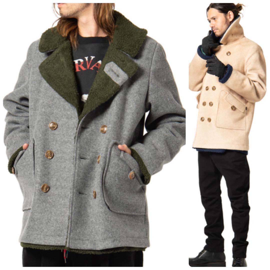 グラム 4.6万円 ボニーランチコート 中ボア ダブル ピーコート LL 極暖 グラム 4.6万円 ボニーランチコート 中ボア ダブル ピーコート LL 極暖