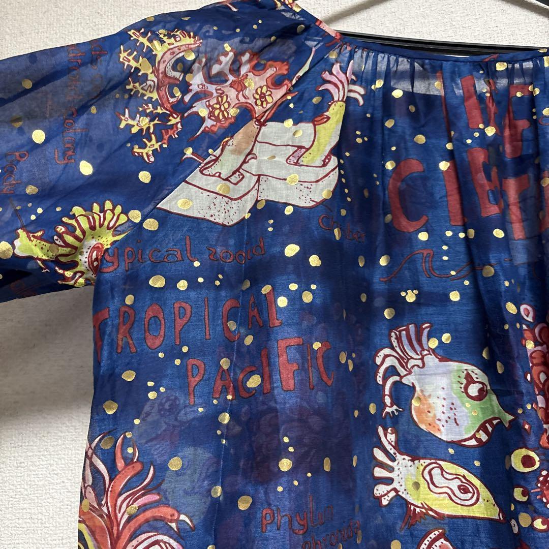 TSUMORI CHISATO ツモリチサト 海洋生物プリントワンピース