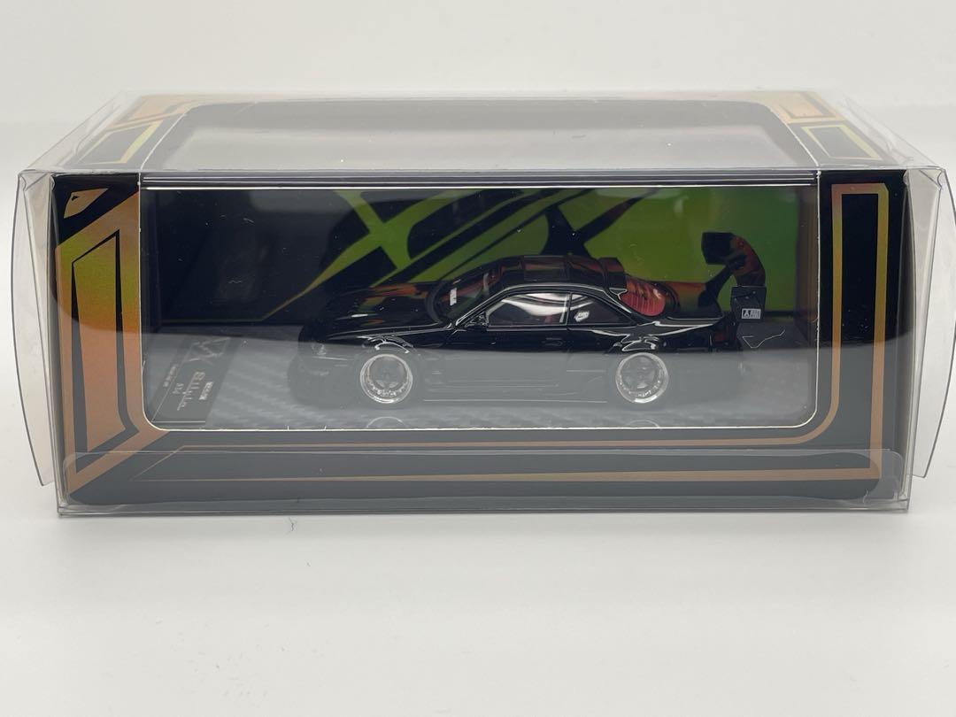 ERROR404 1/64 シルビア S14 黒 CAMBERGANG 499台 おもちゃ