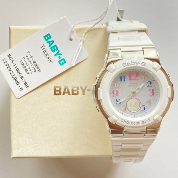 ◇◇ 国内正規品◇◇新品/美品CASIO Baby-G Tripper/ホワイト 独特の