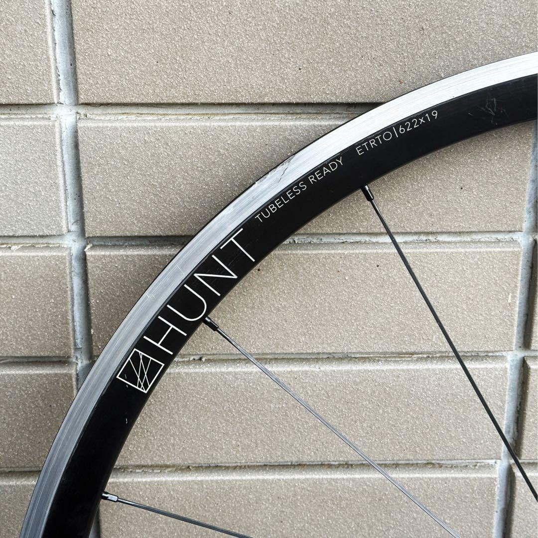 【即購入OK】HUNT RACE AERO LITE シマノフリー リムブレーキ 【即購入OK】HUNT RACE AERO LITE シマノフリー リムブレーキ