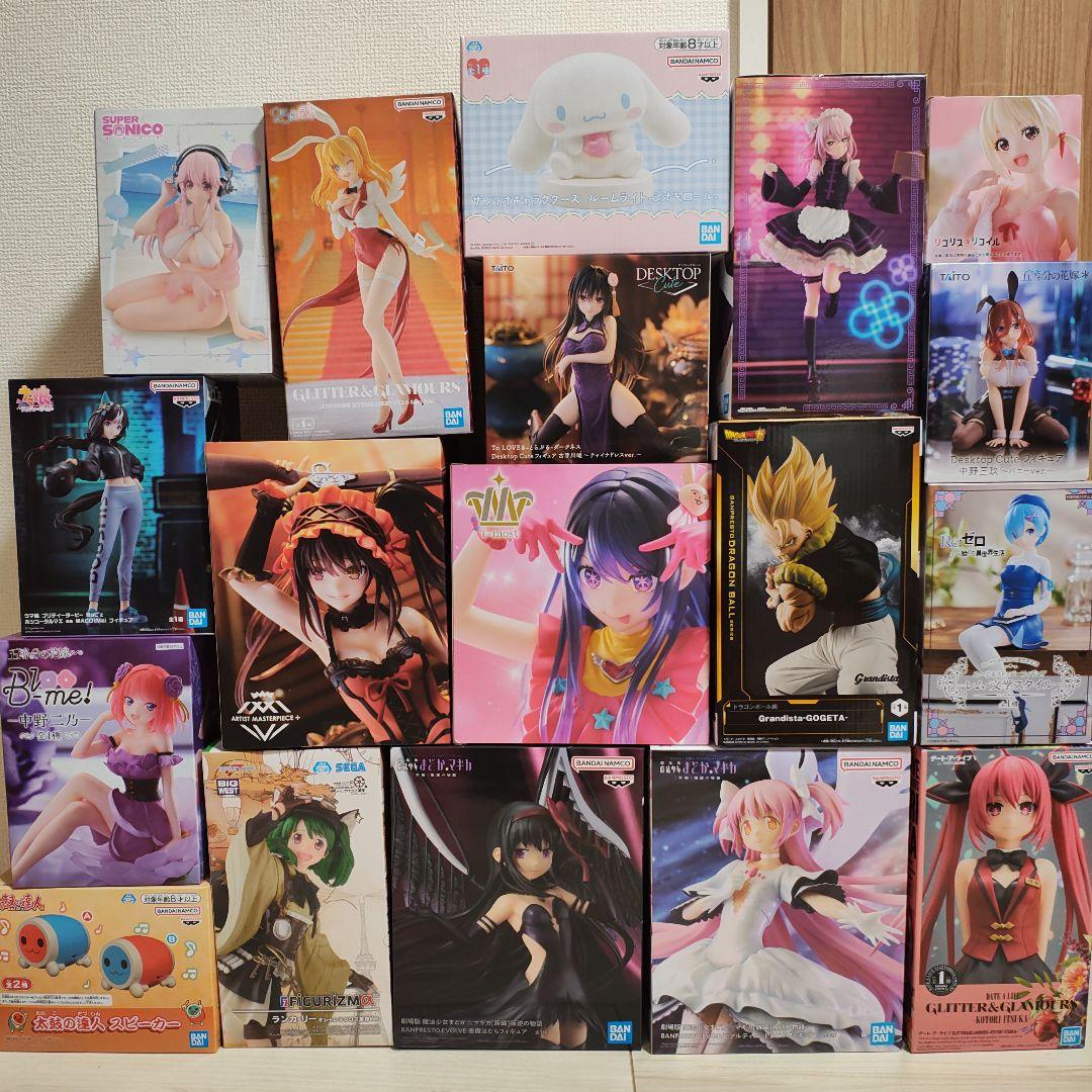新品未開封　まどマギ　ドラゴンボール　美少女フィギュアなど　18個まとめ売り