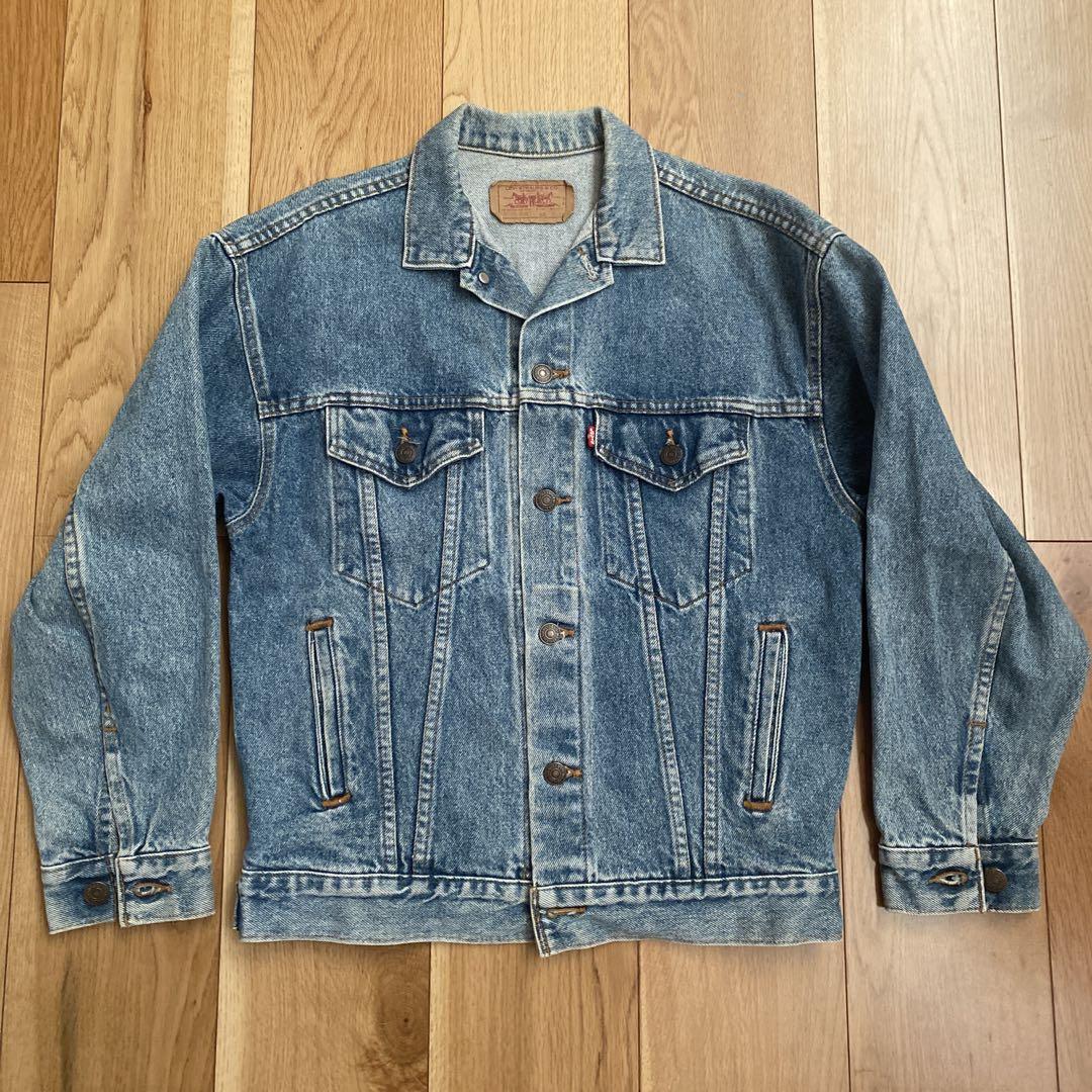 L 80S リーバイス USA製 57508-0218 4th デニムジャケット