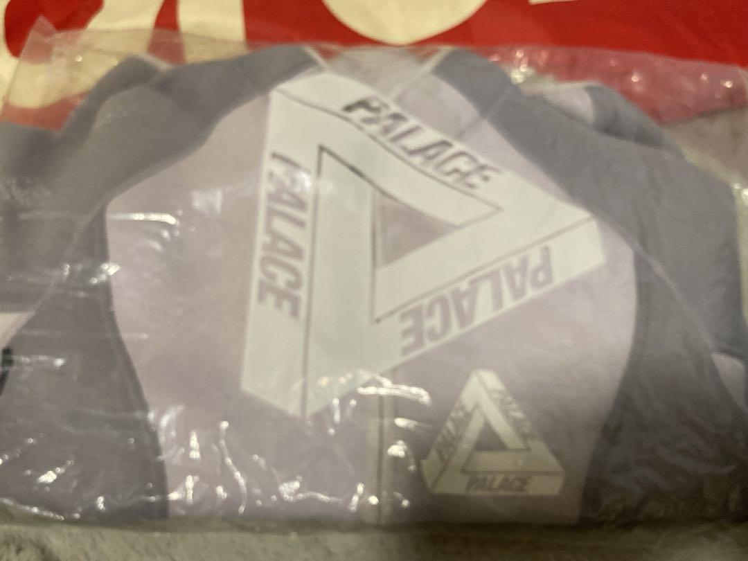 PALACE グレー ライラック　ジップアップジャケット