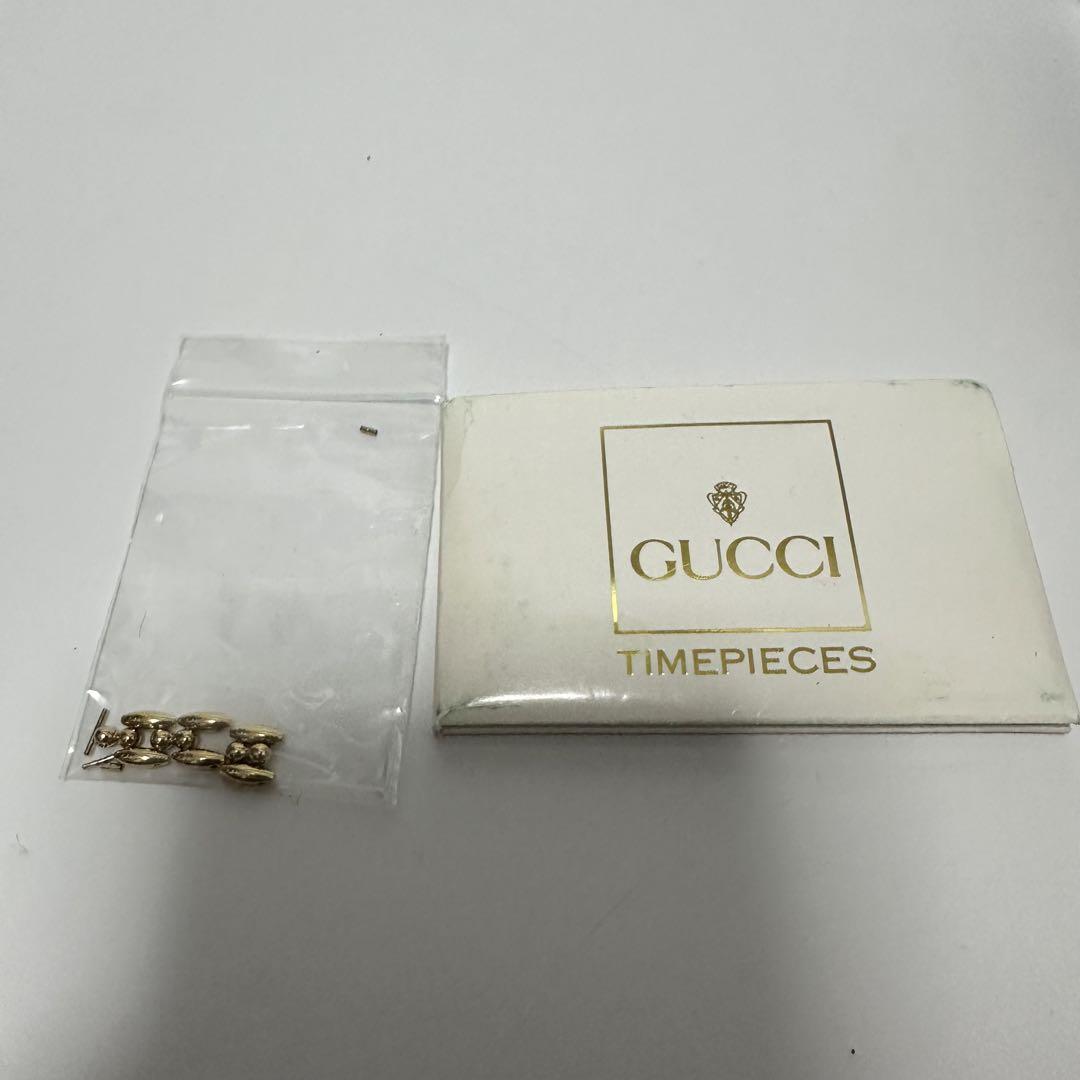 【美品】GUCCI グッチ レディース腕時計 チェンジベゼル SS/QZ