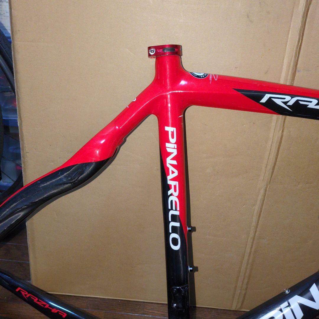 PINARELLO RAZHA ロードバイクフレーム 赤黒2016年