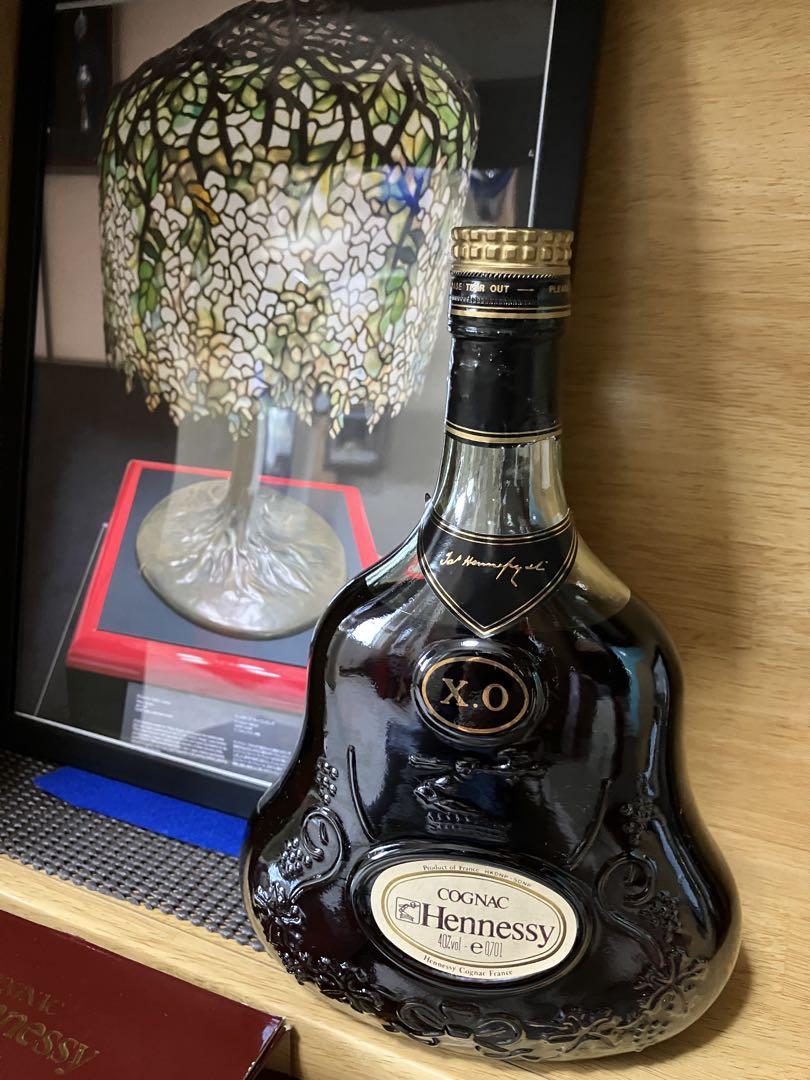 Hennessy X.O. ブランデー 40% グリーンボトル ボックス付き
