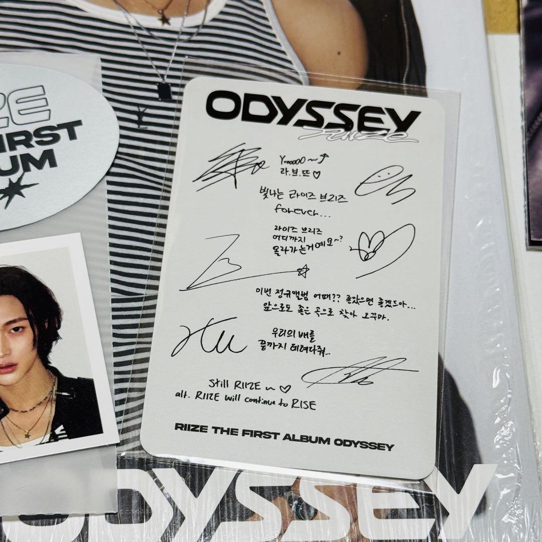 RIIZE ウォンビン／ODYSSEY PHOTOBOOK 抜けなし トレカ全員