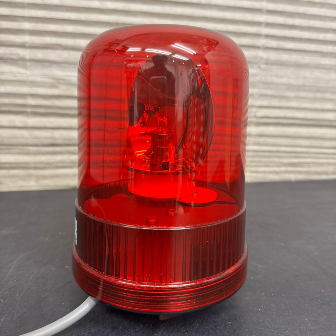女性が喜ぶ♪ トーメ回転灯 ☆美品 WMH-100J パトランプ 東京メタル工業 赤 パーツ