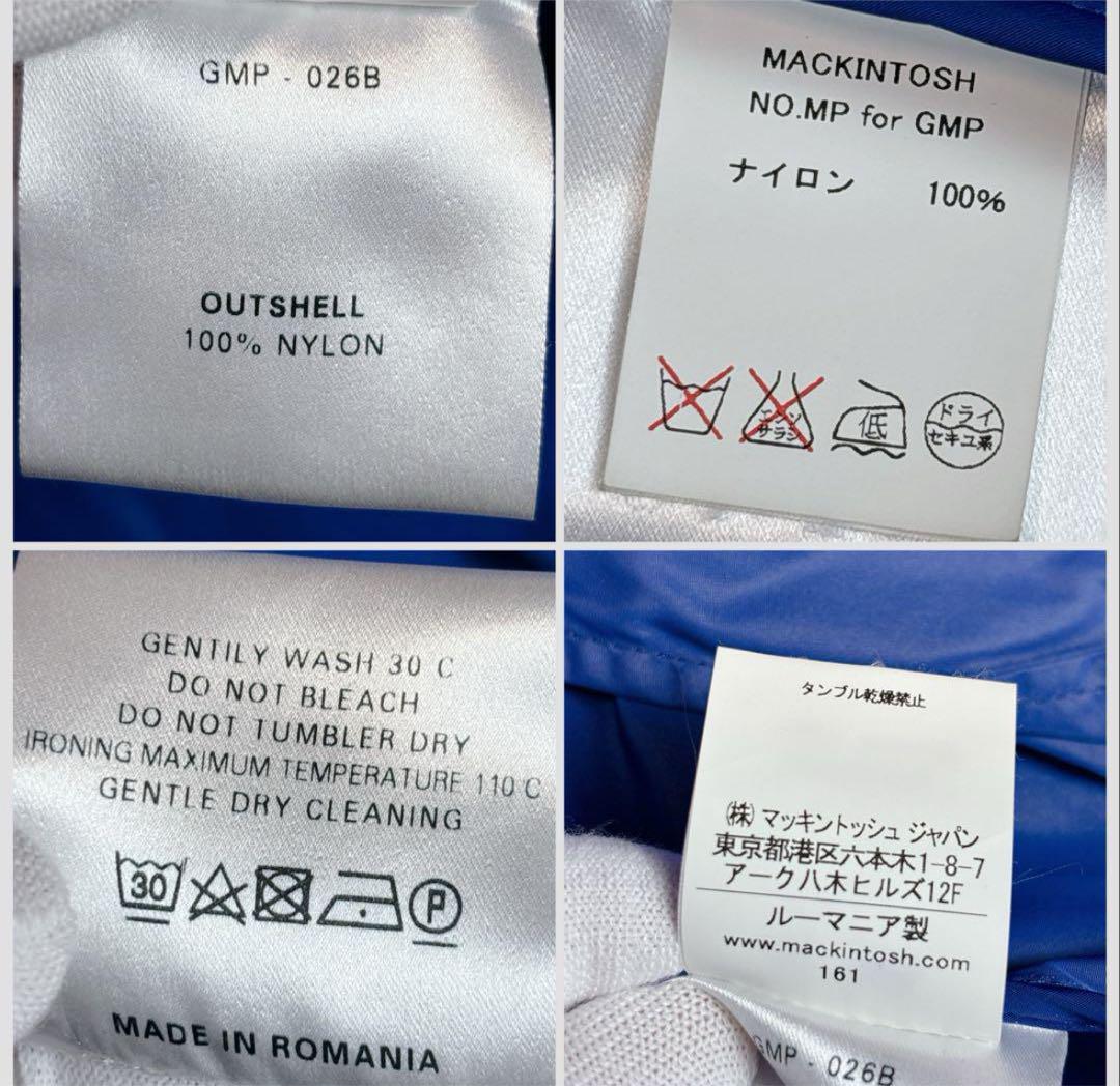 MACKINTOSH マッキントッシュ　白タグ　コート青