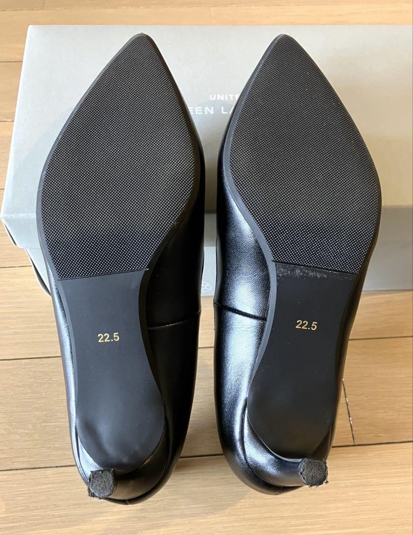 UNITED ARROWS ブラックパンプス 22.5cm 箱付き