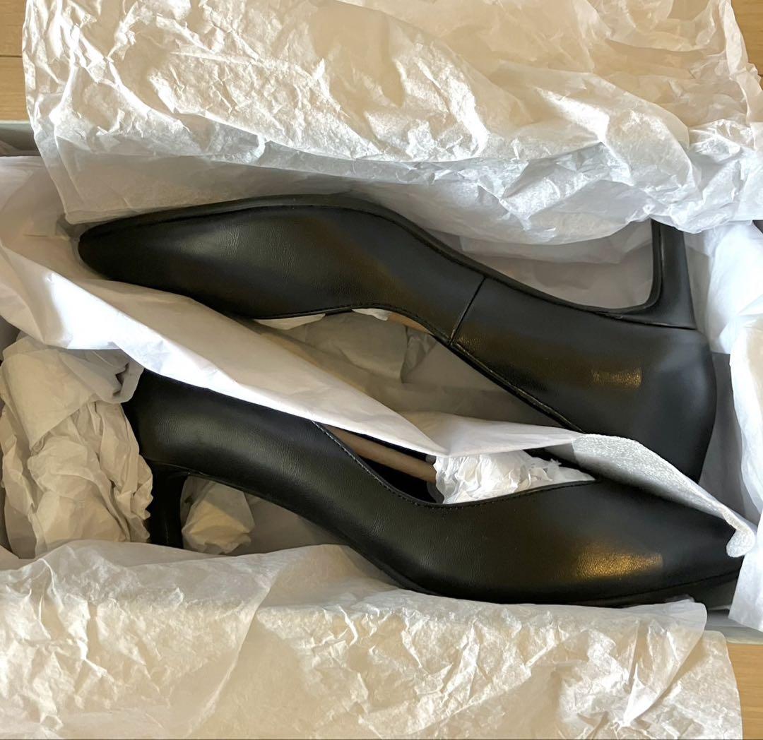 UNITED ARROWS ブラックパンプス 22.5cm 箱付き