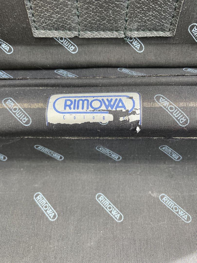 【中古品】リモワ　　アタッシュケース　ボルドー　赤系