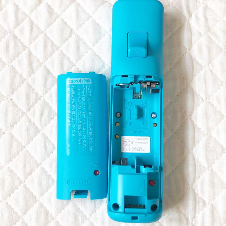 Nintendo WII リモコンプラス アオ