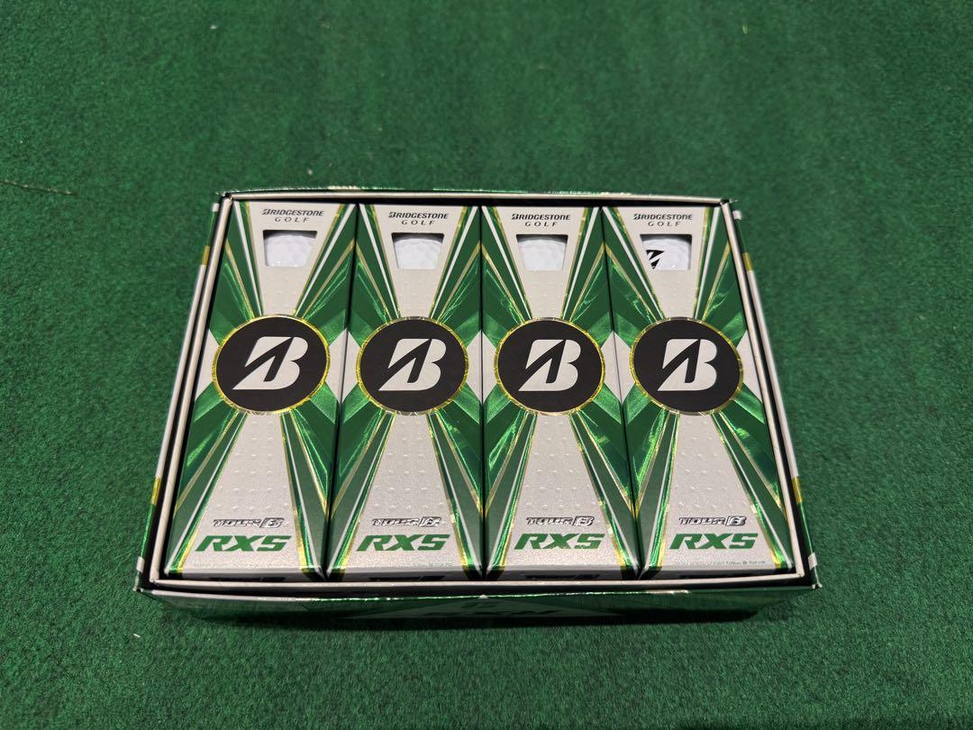 【新品・未使用】ブリヂストンTOUR B RXS ゴルフボール 12球