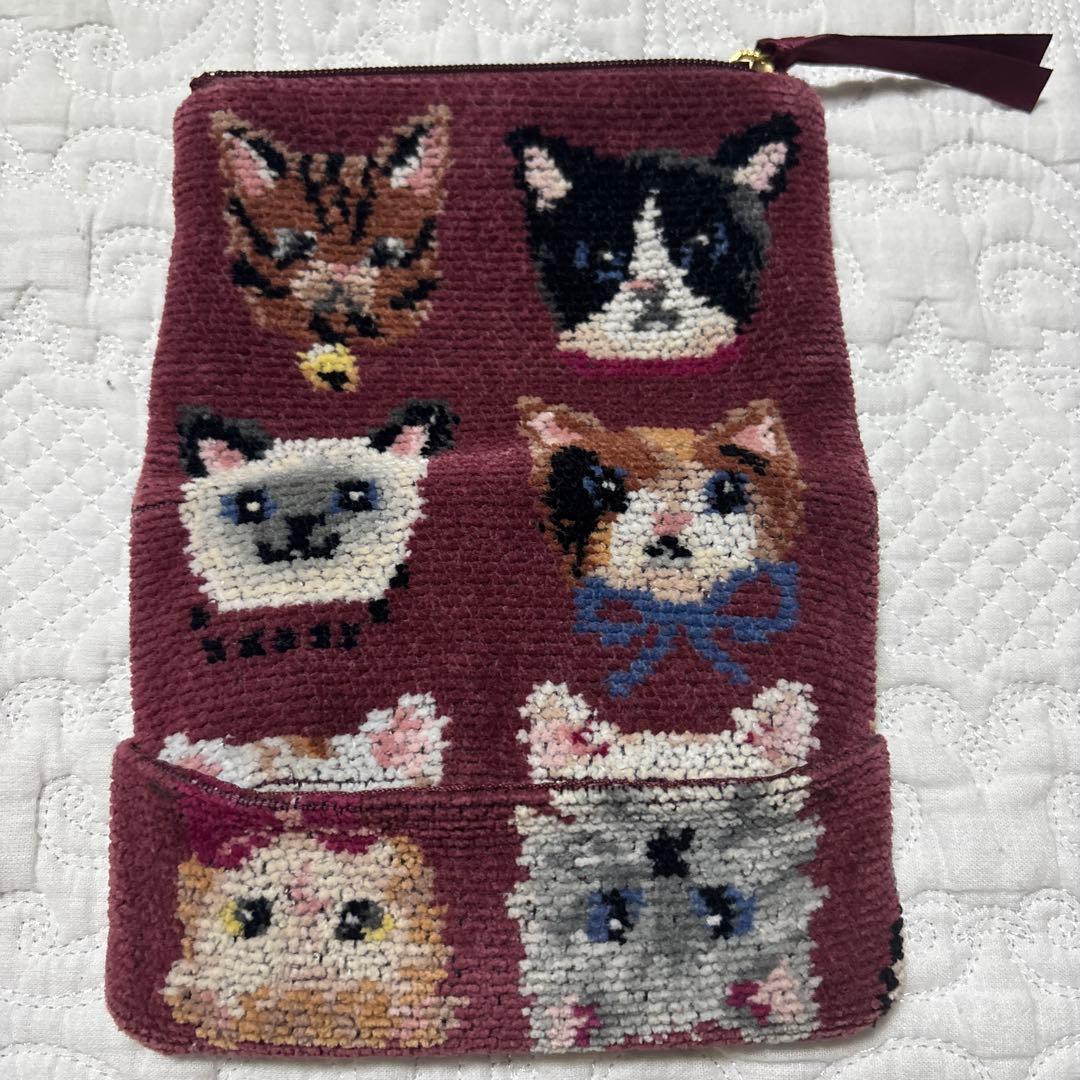 フェイラーネコハンカチとテッシュポーチSETFEILER WWW_MORNINGWALKER_COM