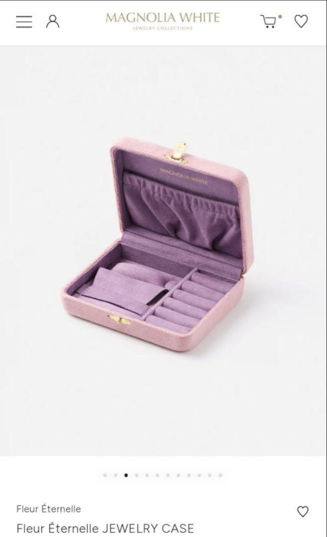 Fleur Éternelle JEWELRY CASE MINI BLUE Fleur Éternelle JEWELRY CASE MINI BLUE（The first-of-its