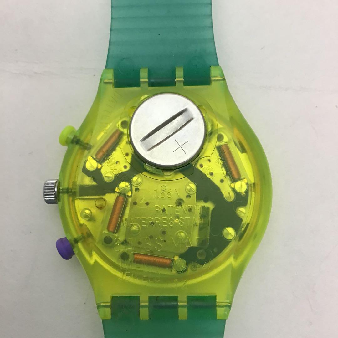 Swatch スウォッチ　クロノグラフクォーツ　ユニークデザイン 腕時計