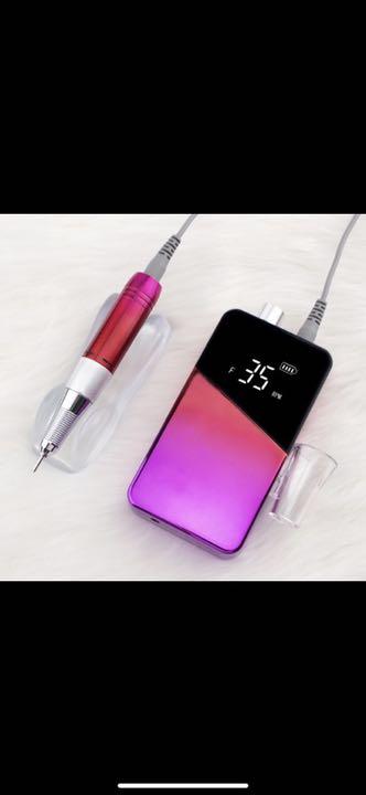 新品 グラデーションネイルマシーン ビット付 ピンク