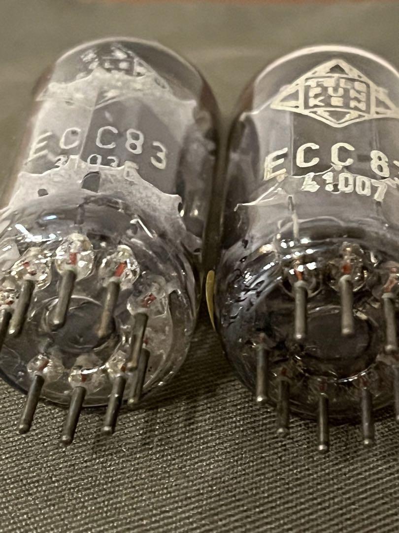 TELEFUNKEN テレフンケン 真空管 ECC83 2本