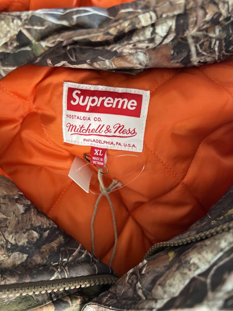 ジャケット・アウター SupremexMitchell &Ness NCAA HoodedJacket