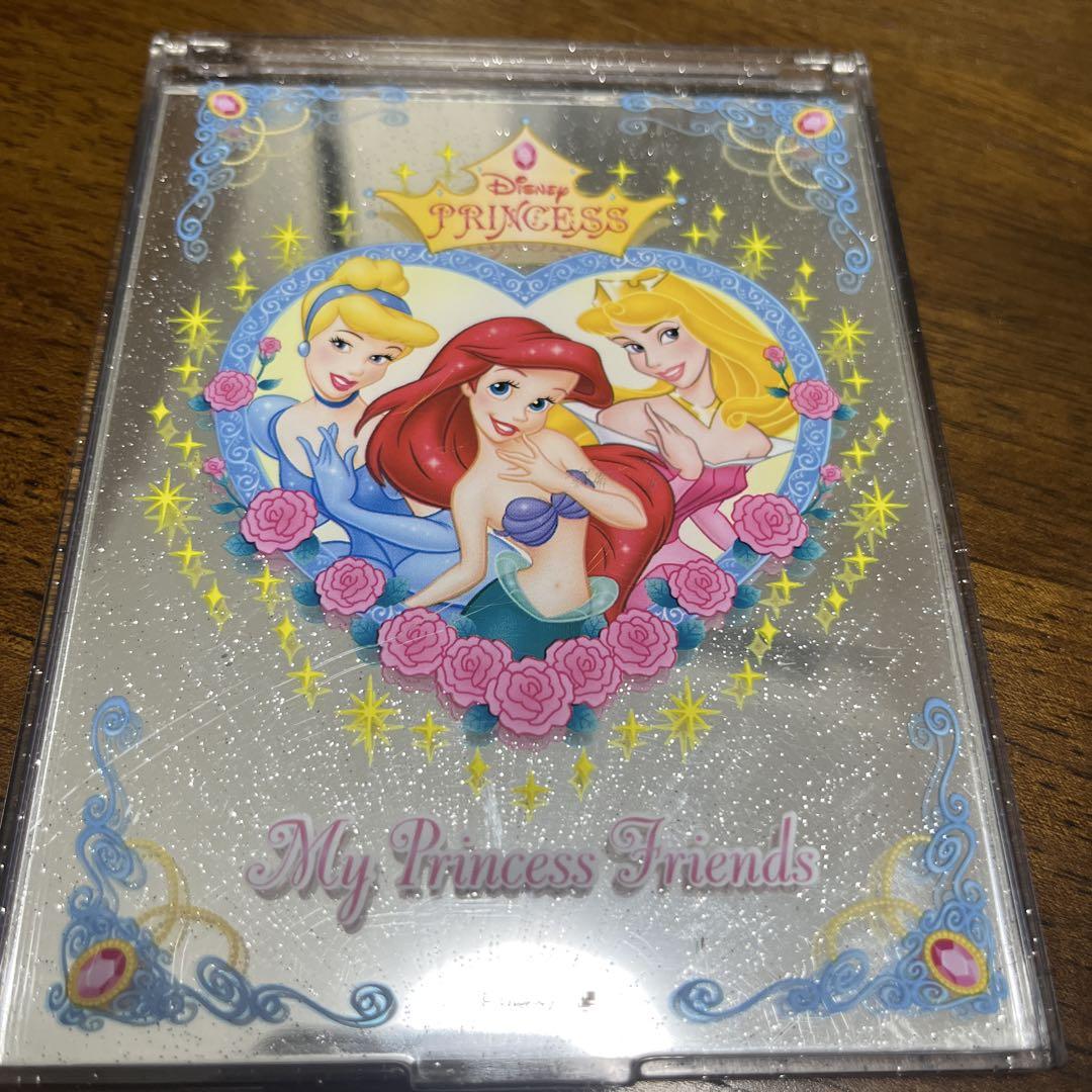ディズニープリンセス 鏡 自立 美品 シンデレラ アリエル